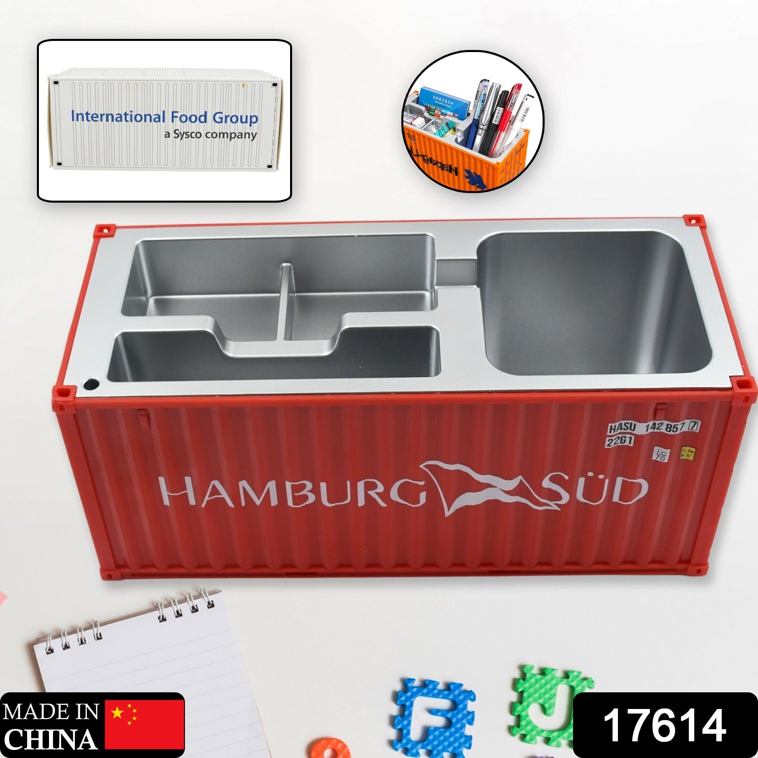 Shipping Container Pen Holder Shipping Container Model Pen Name Cardholder Simulated Container Model For Business Gift Your Brand