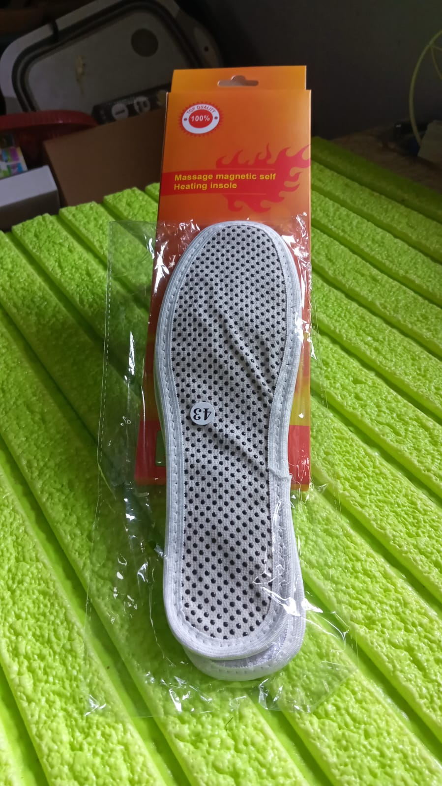Massage Magnetic Self Heating Insole Shoe, Heating Insole for Women Men - Unisex Warm Insole - Thermal Insoles - Tourmaline Self Heating Shoe Inserts - Warm Shoe Pad (1 Pair) Your Brand