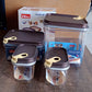 Ritu Push 'N' Lock Airtight Food Storage Container Set (4 Pc)