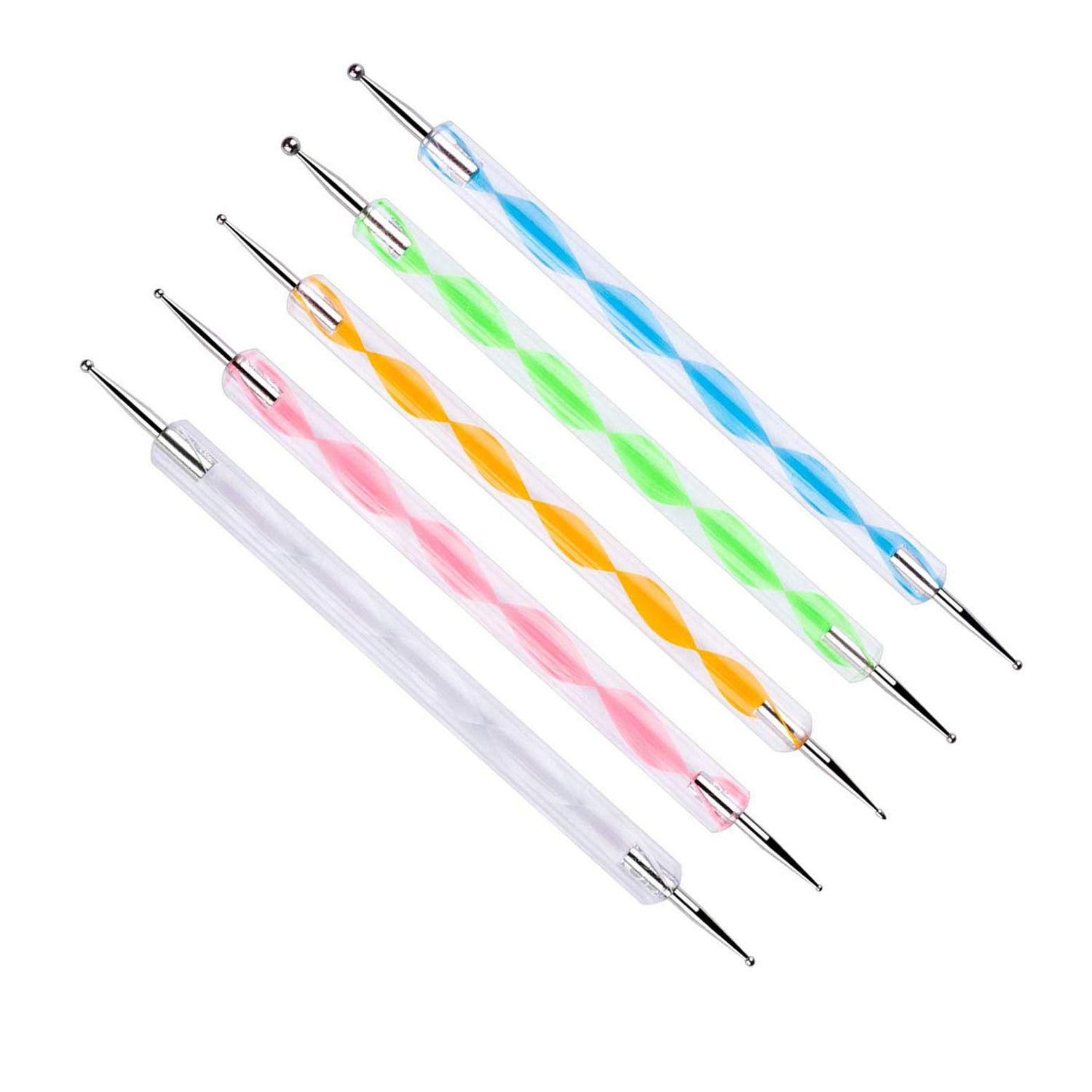 Nail Art Point Pen and Set Used by Women's for Their Fashion Purposes (Pack of 5Pcs) Your Brand
