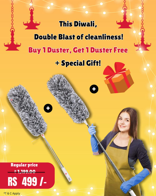 EXTENDABLE CLEANING DUSTER (BUY 1 GET 1 FREE) + FREE GIFT