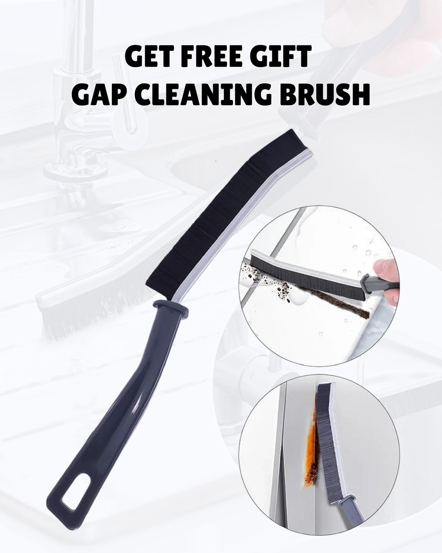 EXTENDABLE CLEANING DUSTER WITH 2 FREE GIFTS (Duster + 10 Dish washing net + Brush) SHOPBYTE