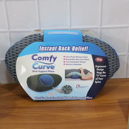 Ergonomic Orthopedic Back Support Pillow (18 x 9 Inch / 1 Pc)