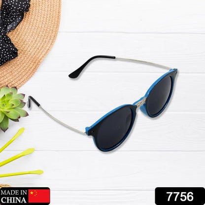 7756 Uv Protected Round Sunglasses Classic Sunglasses For Men  Women Lightweight Wukusy