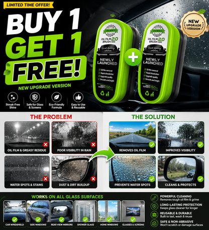 Car Windshield Cleaning Brush (BUY 1 GET 1 FREE) + FREE wiper detergent Empower Initiatives