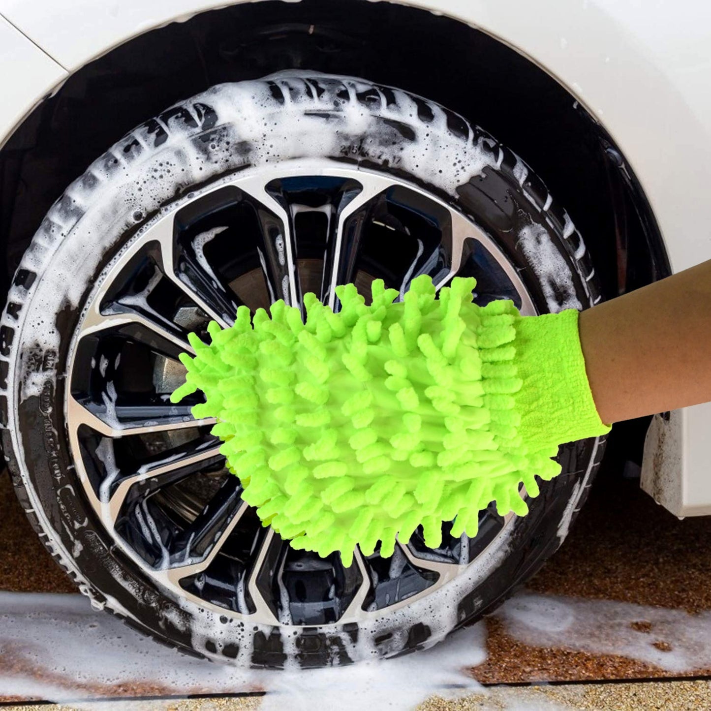 Microfiber Car Wash Glove Mitt For Car,Bike,Home & Surface