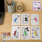 Coloring Book for Kids 6 Sheets with 6 Colorful Markers  (1 Set)