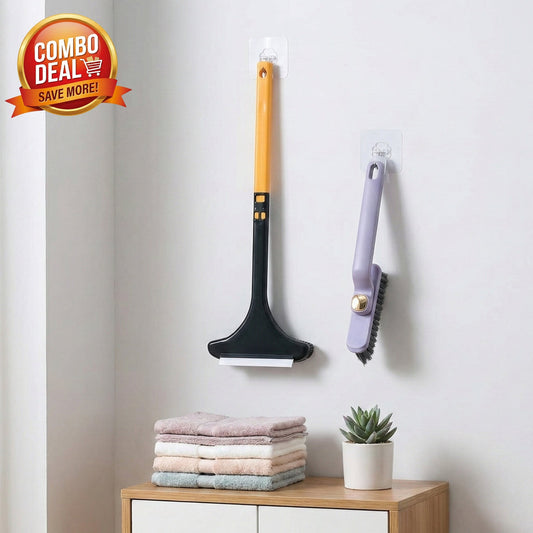 Window Mesh Cleaner Brush + Crevice Cleaning Brush Combo