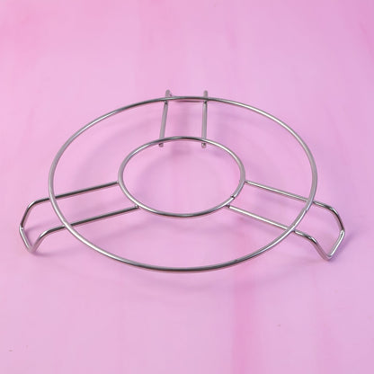 Stainless Steel Round Table Ring Hot Pot Stand (1 Pc)