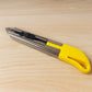 Heavy-Duty Stainless Steel Body Utility Cutter Knife (1 Pc / With 2 Extra Blade)