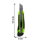 Cutter Knife Set 1 Replacement Blades, Cutter Knife Advanced Tool (1 Pc / Mix Color)