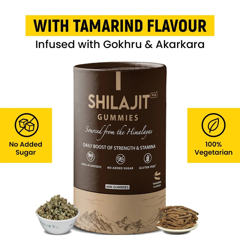 Shilajit Plus Gummies (60 Gummies) shopbyte