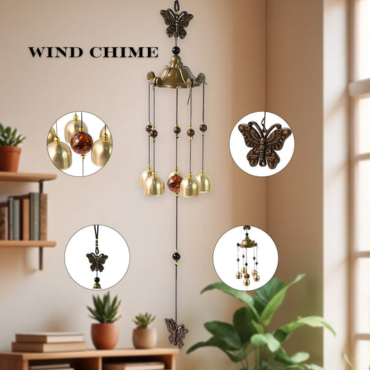 Decorative Wind Bell Chimes Outdoor Hanging (1 Pc) Wukusy