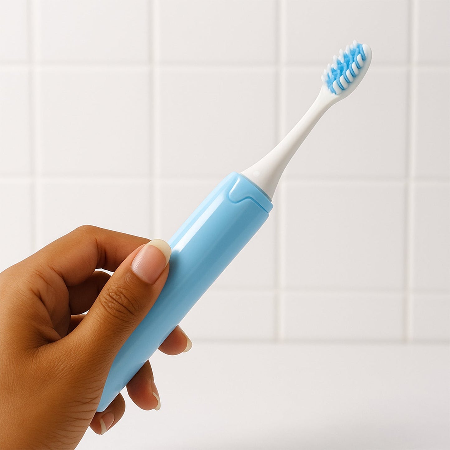 Portable Battery-Operated Electric Toothbrush (1 Pc)