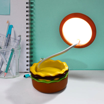 Burger Delight Folding Led Night Lamp (1 Pc) Wukusy