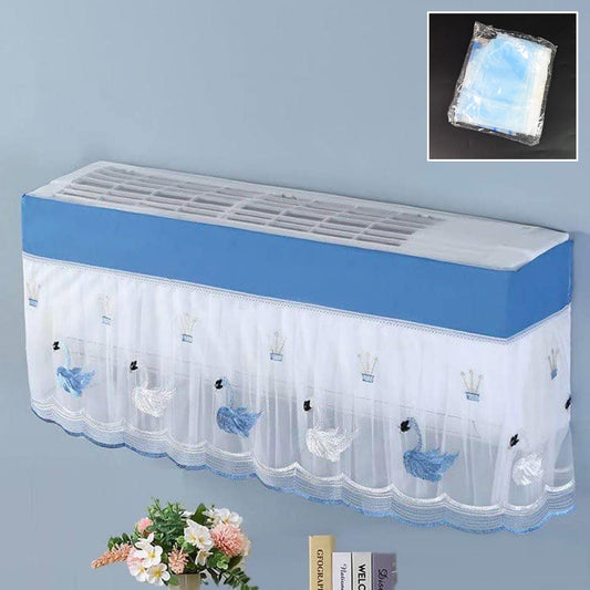 Ac Cover Air Conditioning Dust Cover Folding Designer (Approx 1 Ton  1 Pc  Ac Curtain  Mix Design) Wukusy