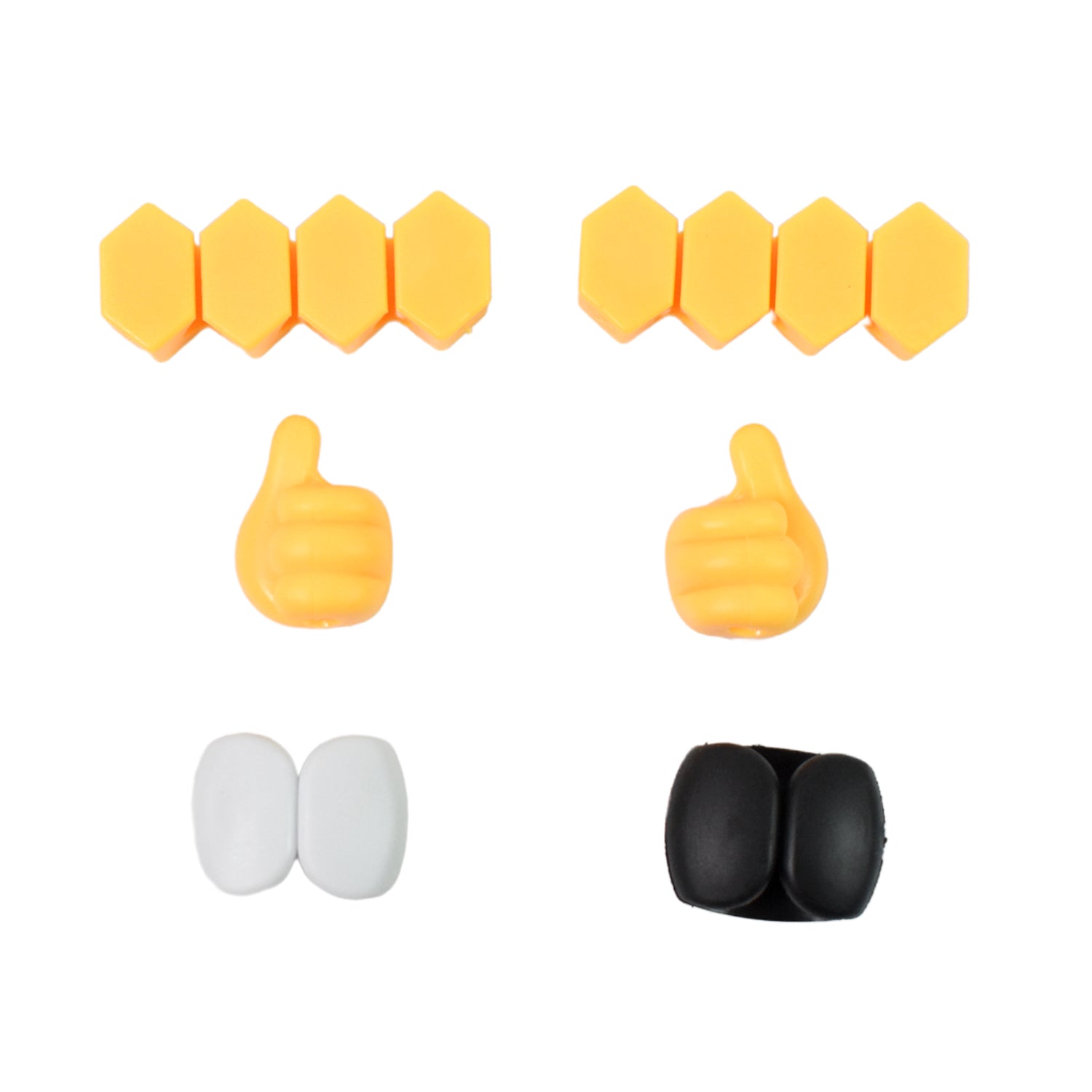 Self Adhesive Hooks For Cable Clips Desktop Cable Organizer (6 Pcs Set  Mix Design) Wukusy