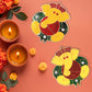 Decorative Lord Ganesha Wall Hanging Stickers (2 Pc)