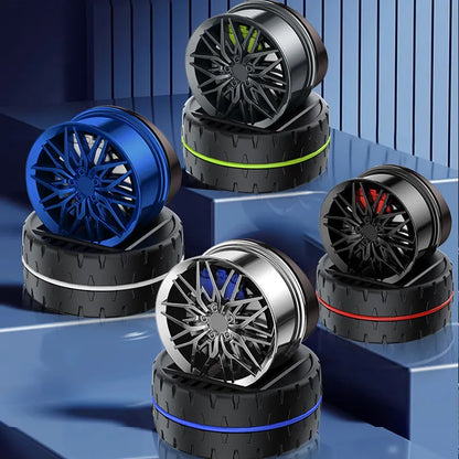 Luxury Alloy Wheel Car Freshener for Dashboard