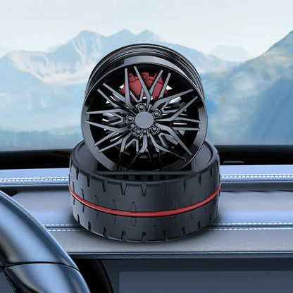 Luxury Alloy Wheel Car Freshener for Dashboard