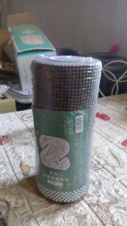 8190 Durable Kitchen Scrub Cloth Microfiber Cleaning Cloth Roll Kitchen Wear-resistant Cloth 2022cm Multipurpose Cleaning Cloths For Kitchen (1pc) Wukusy