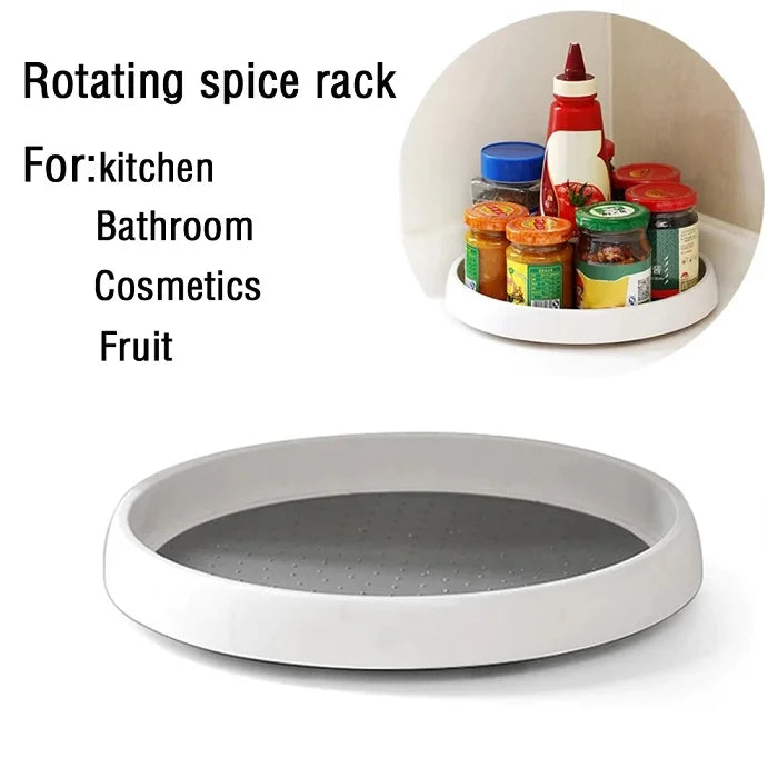 360° Rotating Organizer Tray for Kitchen, Pantry & Bathroom
