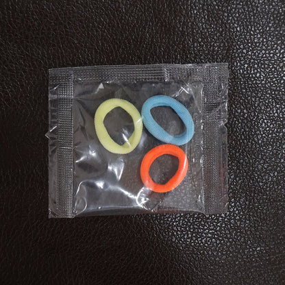 Seamless Soft Hair Elastics - (3 Pc / Set)