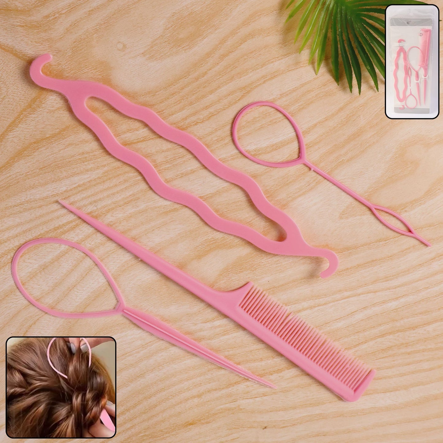 Multi-Purpose Hair Styling & Braiding Tool Set