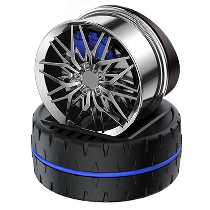 Luxury Alloy Wheel Car Freshener for Dashboard