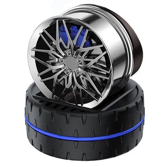 Luxury Alloy Wheel Car Freshener for Dashboard