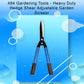 Gardening Tools - Duty Hedge Shear Adjustable Garden Scissor with Comfort Grip