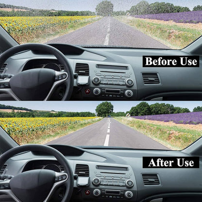 Car Safety & Cleaning Combo | Blind Spot Mirror, Interior Brush & Wiper Detergent shopbyte