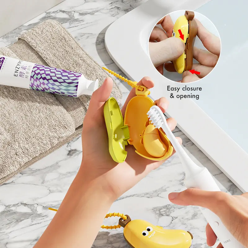 Banana Toothbrush Cover – Cute Travel Friendly Case