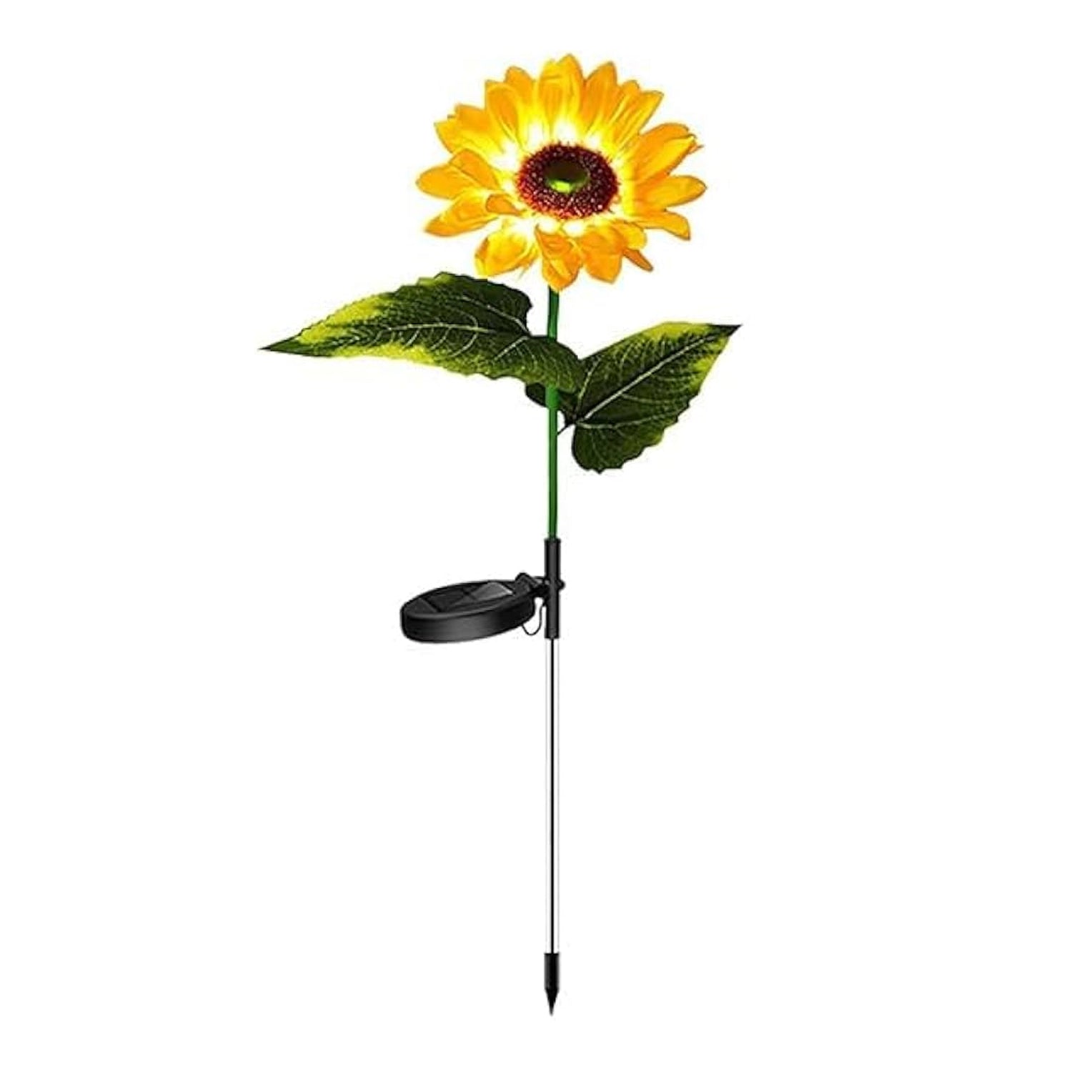 Sunflower Solar Led Lights Warm White Garden Light (1 Pc) Wukusy