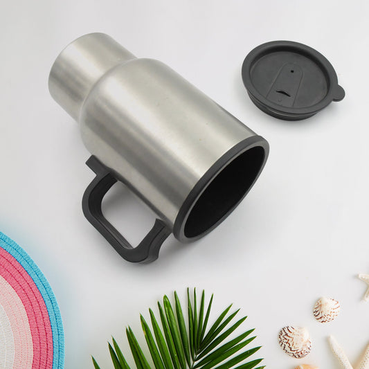 551 -12v Car Charging Electric Kettle Mug (Silver) Wukusy