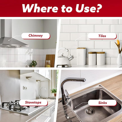 Pollic kadam Concentrated Kitchen Surface Cleaner Refill Kit with Spray Bottle