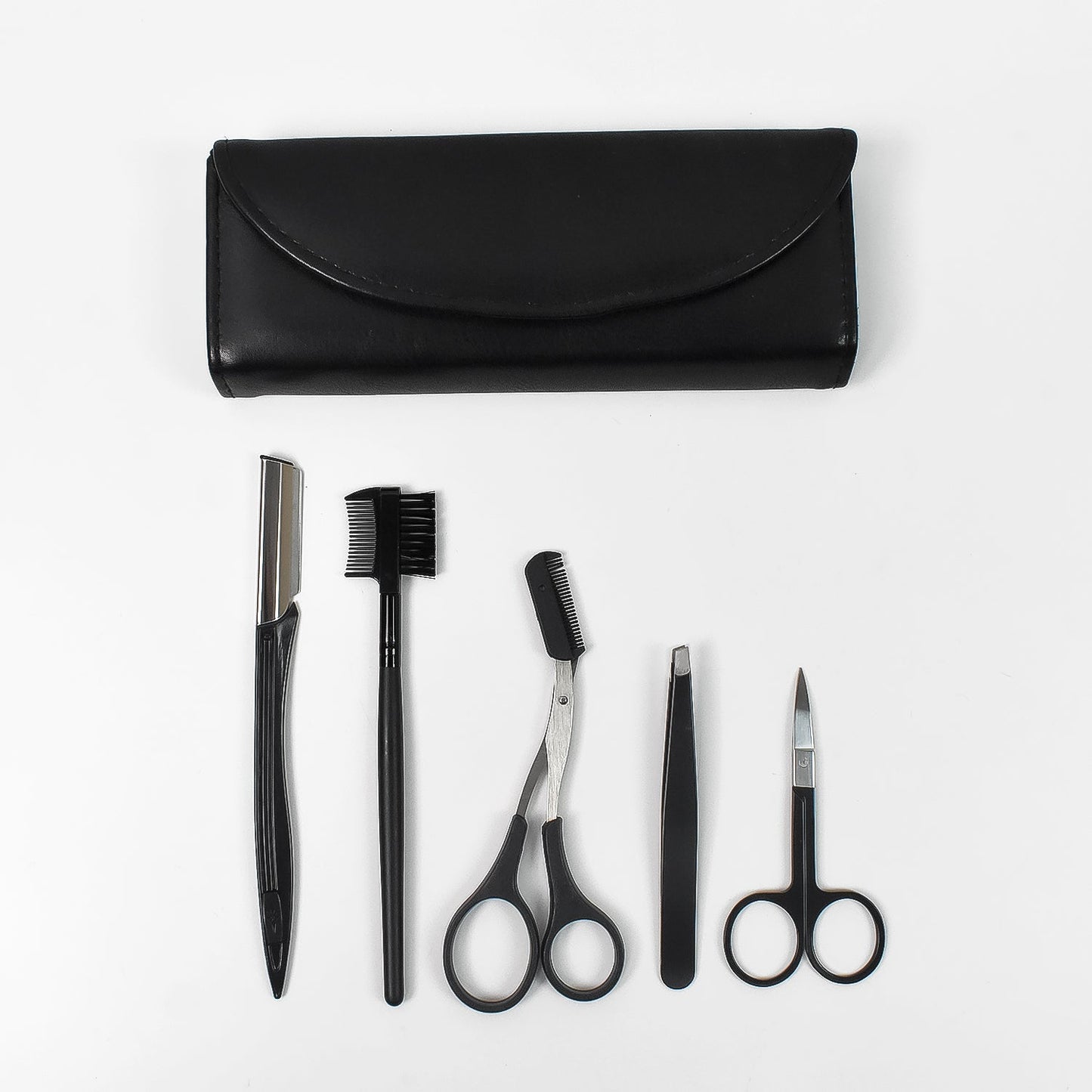 Eyebrow Kit 5 In 1 Tweezers For Eyebrows (1 Set) Wukusy