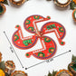 Religious Golden Swastik Wall Hanging