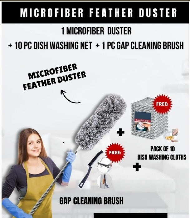 Microfiber Dusters Dish Washing Cleaning Brush