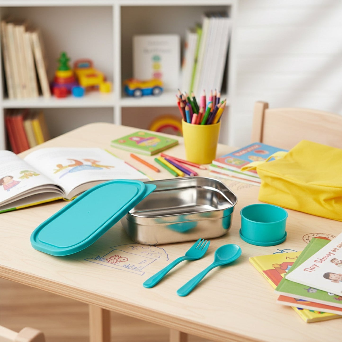 Premium Stainless Steel Lunch Box Set