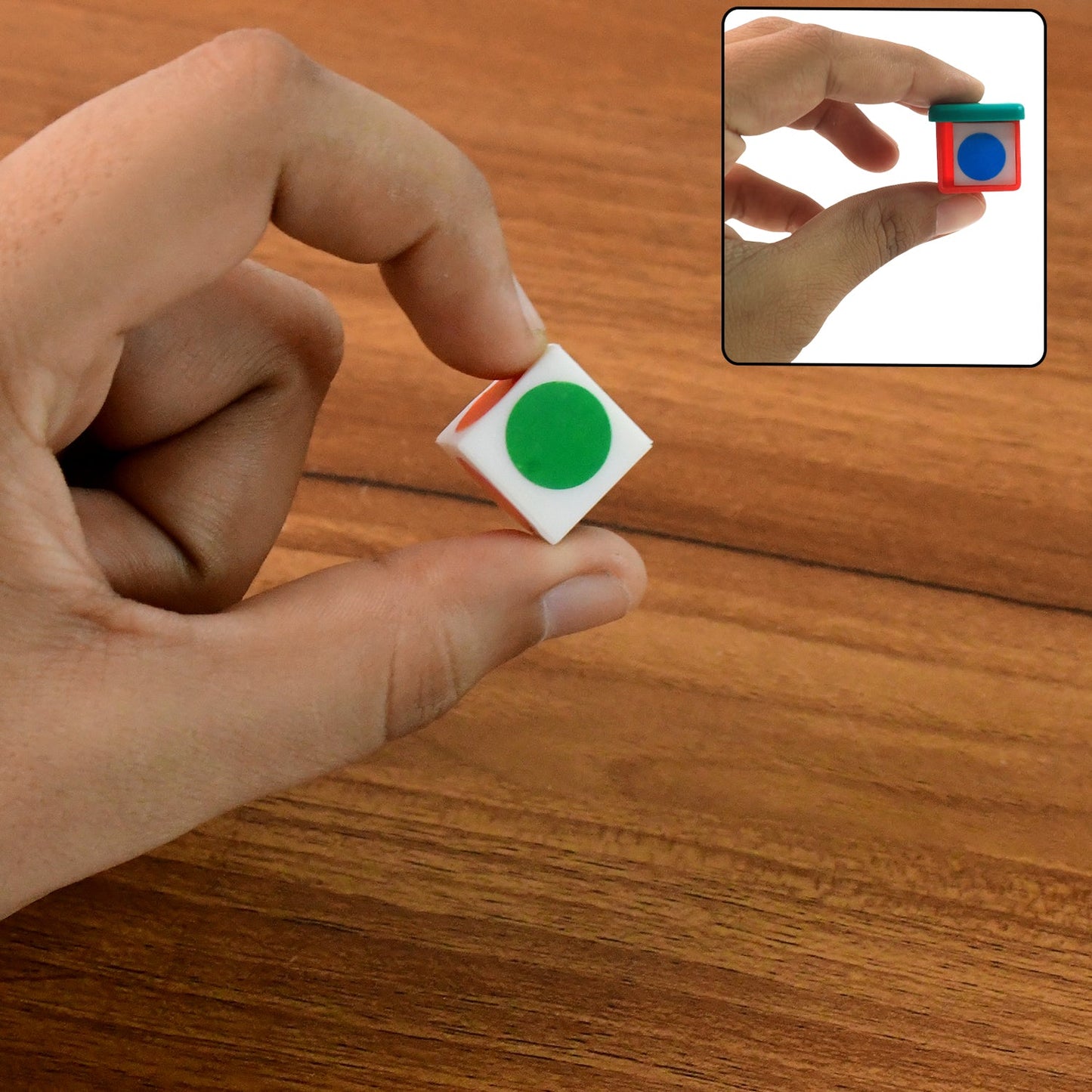 Classic Colour Vision Dice Trick Toy