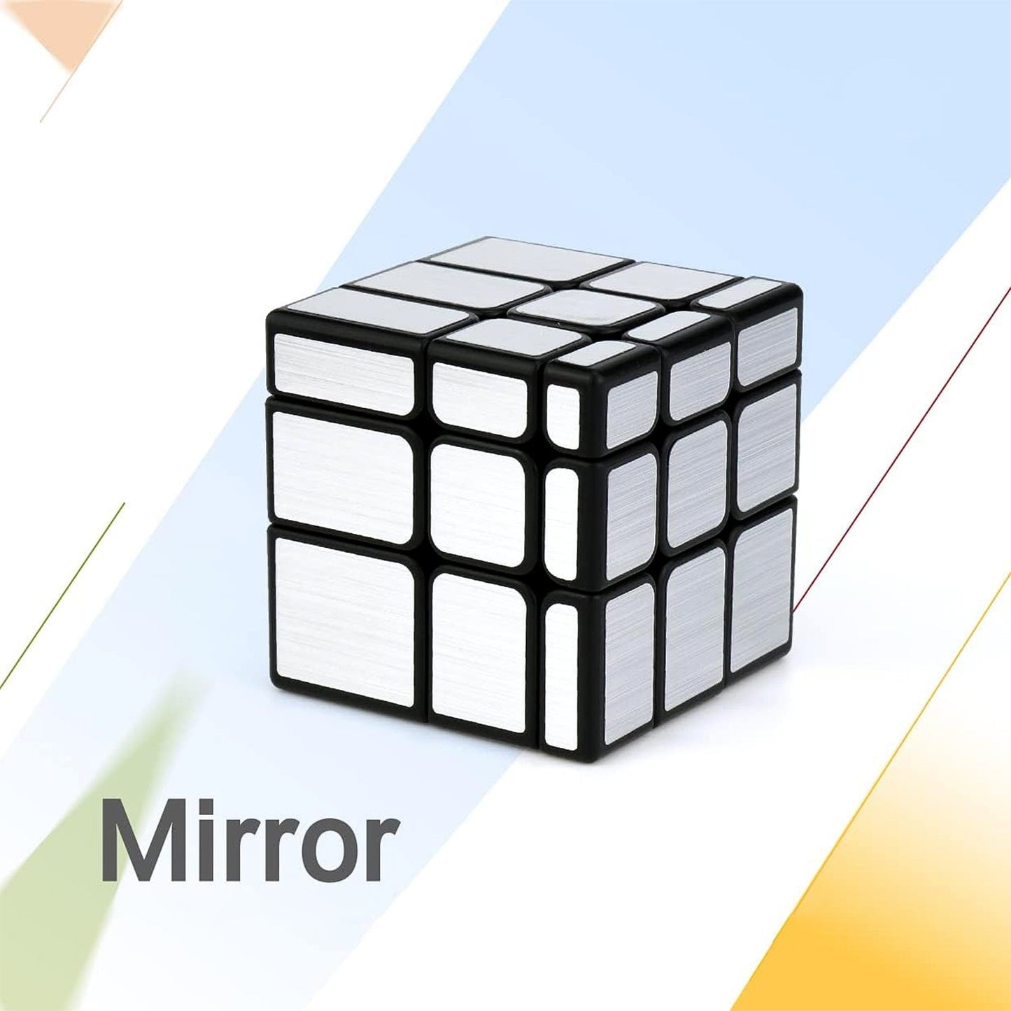 Mirror Cube – 3x3 Puzzle Cube with Reflective Silver Surfaces