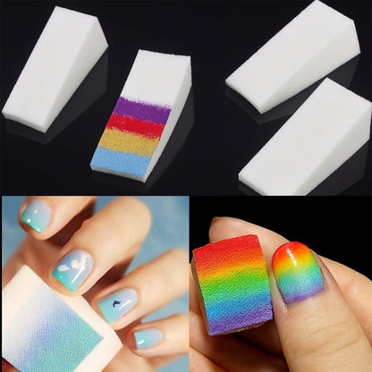 10 Pcs Nail Buffer Blocks – Professional Manicure & Pedicure Nail Polishing Sponge