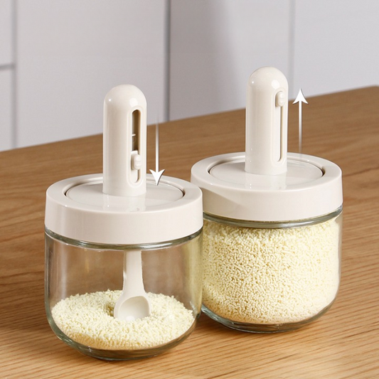 Smart Spoon Glass Spice Jar