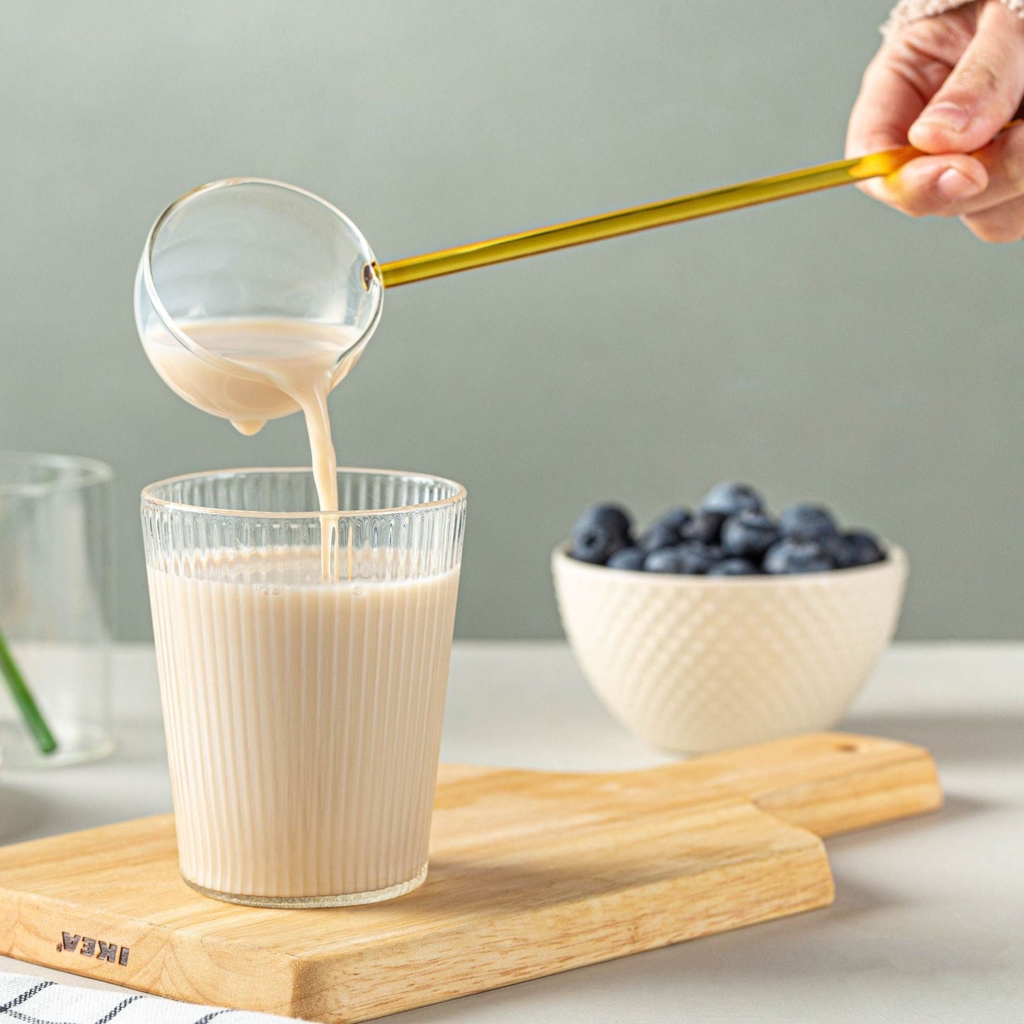 Heat Resistant High Borosilicate Glass Spoon