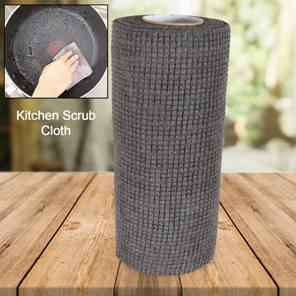 8190 Durable Kitchen Scrub Cloth Microfiber Cleaning Cloth Roll Kitchen Wear-resistant Cloth 2022cm Multipurpose Cleaning Cloths For Kitchen (1pc) Wukusy