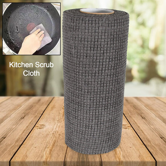 8190 Durable Kitchen Scrub Cloth Microfiber Cleaning Cloth Roll Kitchen Wear-resistant Cloth 2022cm Multipurpose Cleaning Cloths For Kitchen (1pc) Wukusy