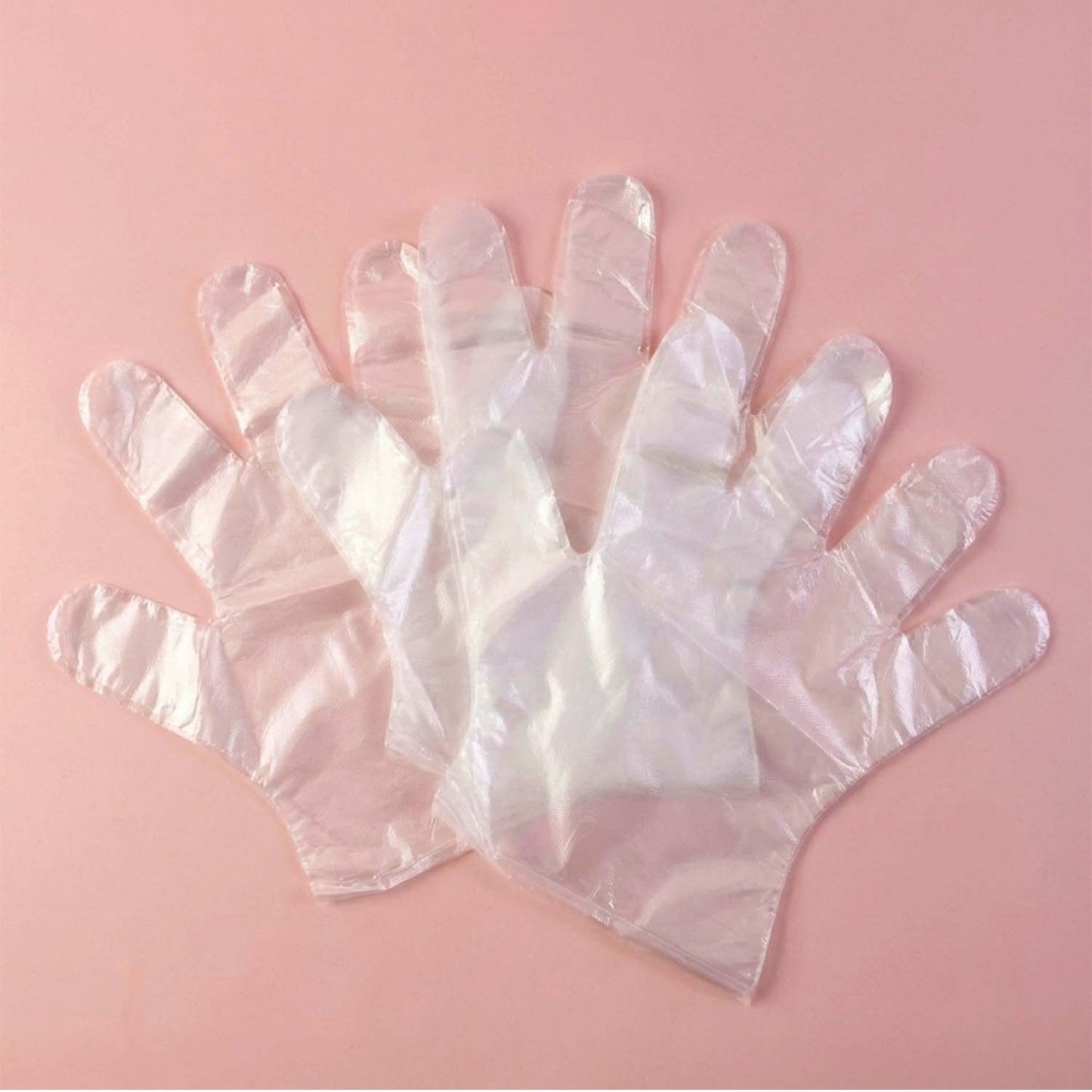 Disposable Clear Gloves, 50 Pc Pack