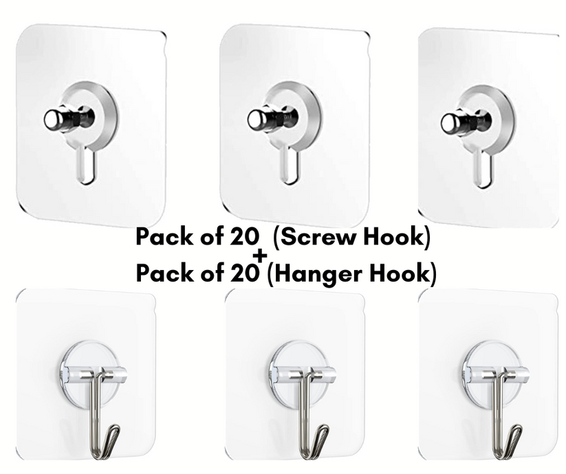 Self Adhesive Heavy Duty Hooks shopbyte