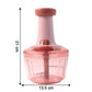 Apex Smart Manual Vegetable & Fruit Chopper with 800 ML Capacity
